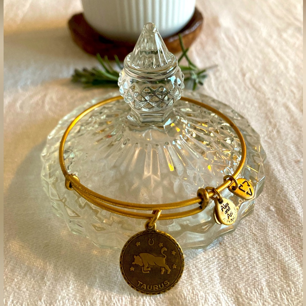 Alex and Ani Taurus Charm Bangle